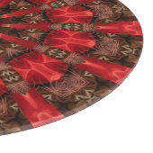 Planche à découper décorative rouge (Coin)