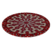 Planche à découper décorative rouge (Coin)
