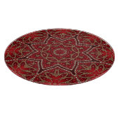 Planche à découper décorative rouge (Coin)