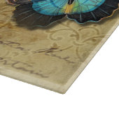 Planche À Découper Découpage rustique antique N Bleu Papillons Thé (Coin)