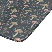 Planche À Découper Deep Slate Blue Fungi Dark Academia Jewel Tone (Coin)