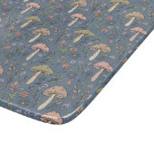 Planche À Découper Deep Slate Gray Fungi Minimalist Moody Gift (Coin)