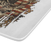 Planche À Découper Deer, Buck Season USA Flag (Coin)