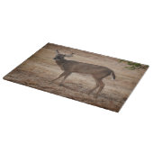 Planche À Découper Deer Buck Wild Art Glass Cutting Board (Coin)