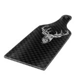 Planche À Découper Deer sur l'impression en fibre de carbone (Coin)