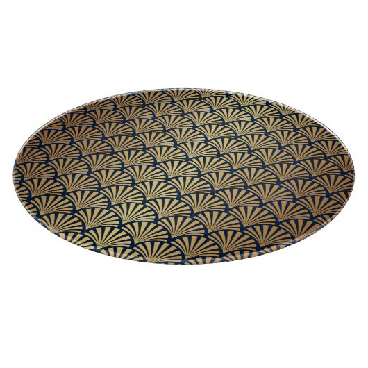 Planche À Découper Dégradé or : Art Déco sans couture (Coin)