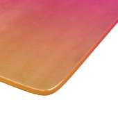 Planche À Découper dégradé rose et orange (Coin)