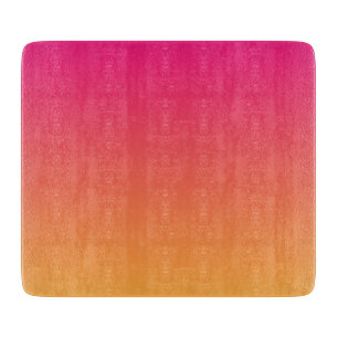 Planche À Découper dégradé rose et orange