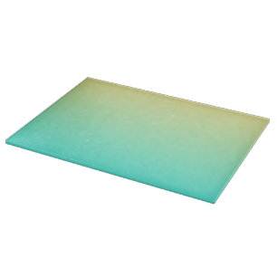 Planche À Découper Dégradé simple pastel jaune turquoise