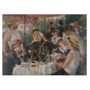 Planche À Découper Déjeuner de la fête nautique - Auguste Renoir