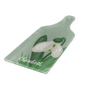 Planche À Découper Delicate Spring Snowdrop Flower  (Coin)