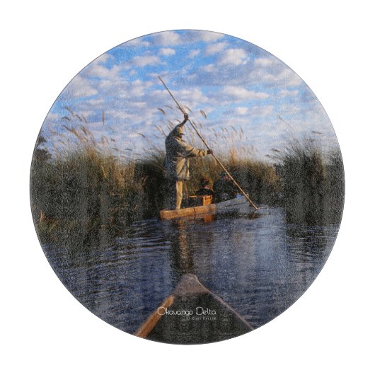 Planche À Découper Delta d'Okavango (Devant)