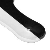 Planche À Découper Demi-Noir Et Demi-Blanc Personnaliser Milieu (Coin)