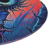 Planche À Découper Démon déplaisant en bois Éffrayant (Coin)