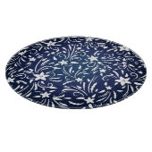 Planche À Découper Denim Blooms : Floral Pattern Arrière - plan (Coin)