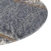 Planche À Découper Denim Blue Jeans : Décontracté Double Patch (Coin)