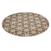 Planche À Découper Dentelle antique - crème et marron (Coin)