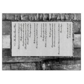 Planche À Découper Dernier endroit calme (Devant)