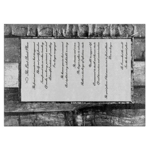 Planche À Découper Dernier endroit calme (Devant)