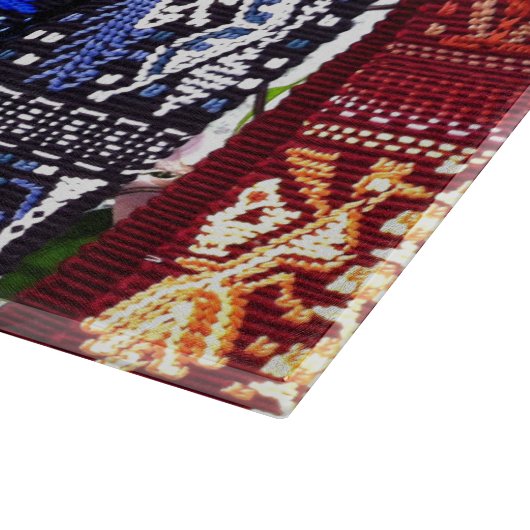 Planche À Découper Des dessins textiles guatémaltèques. (Coin)