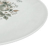 Planche À Découper Des lapins mignons dans une couronne d'hiver flora (Coin)