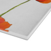 Planche À Découper Des pavots ! Panneau de découpe en verre (Coin)