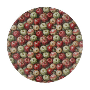 Planche à découper des pommes