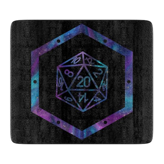 Planche À Découper Dés RPG | Nebula Imaginaire Retro Tabletop PnP Gam (Devant)