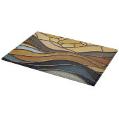 Planche À Découper Desert Hills Sand Gold Mosaic Fine Art (Coin)