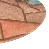 Planche À Découper Desert Southwest Cactus Folk Art (Coin)