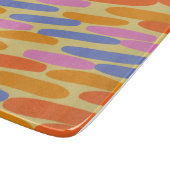 Planche À Découper Design abstrait coloré (Coin)