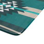 Planche À Découper Design aztèque en couleur turquoise (Coin)