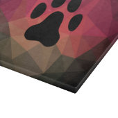 Planche À Découper Design convivial pour les animaux, patte chien/cha (Coin)