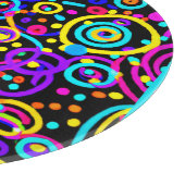 Planche À Découper Design d'art Motif en néon dynamique (Coin)