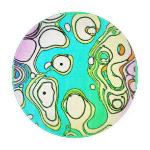 Planche À Découper Design d'art Motif moderne