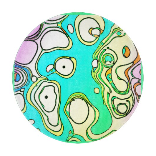 Planche À Découper Design d'art Motif moderne (Devant)