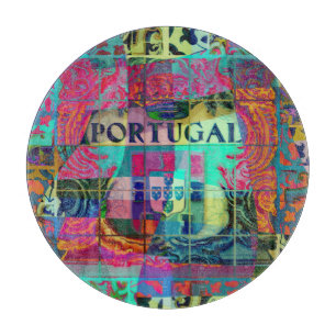 Planche À Découper Design d'art populaire portugais