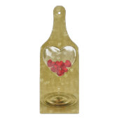 Planche À Découper Design de coeur en verre romantique (Devant)