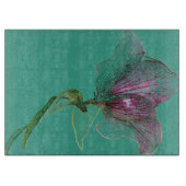 Planche À Découper Design de fleurs élégant (Devant)