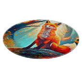 Planche À Découper Design de scène de Crimson Fox (Coin)