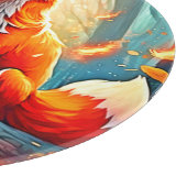 Planche À Découper Design de scène de Crimson Fox (Coin)