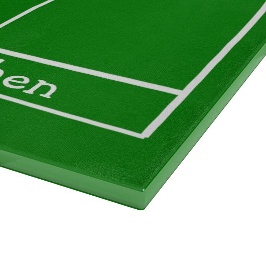Planche À Découper Design de tennis (Coin)
