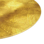 Planche À Découper Design de Texture Dorée Luxueux (Coin)