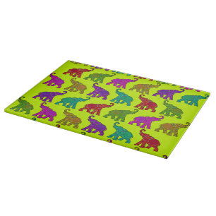 Planche À Découper Design de tuiles motifs Elephant Walk