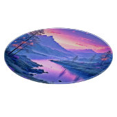 Planche À Découper Design du lac Mountain (Coin)