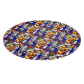 Planche À Découper Design en verre tendu avec la figure religieuse. (Coin)