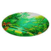 Planche À Découper Design forestier exotique (Coin)
