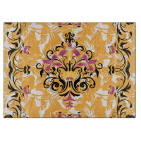 Design graphique orange et noir, durée de vie