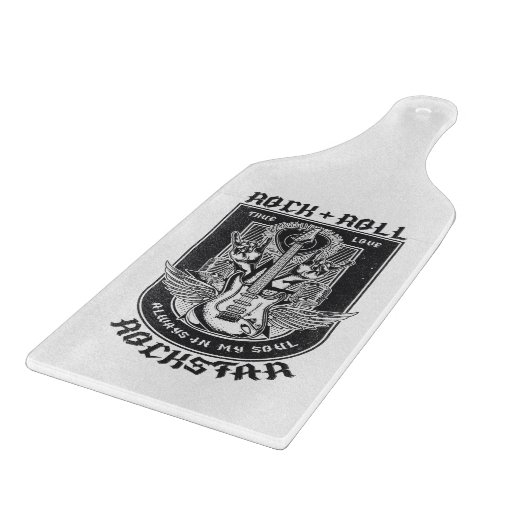 Planche À Découper Design Guitar Rock (Coin)