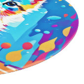 Planche À Découper Design Kitten coloré (Coin)